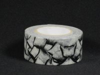 倉敷意匠 ひっかき模様・ブラックグレー　（24mm）【10%OFF】