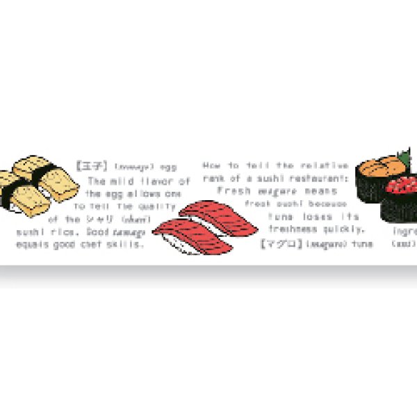 画像1: ROUND TOP　Nihongo Flashcards　寿司（sushi）