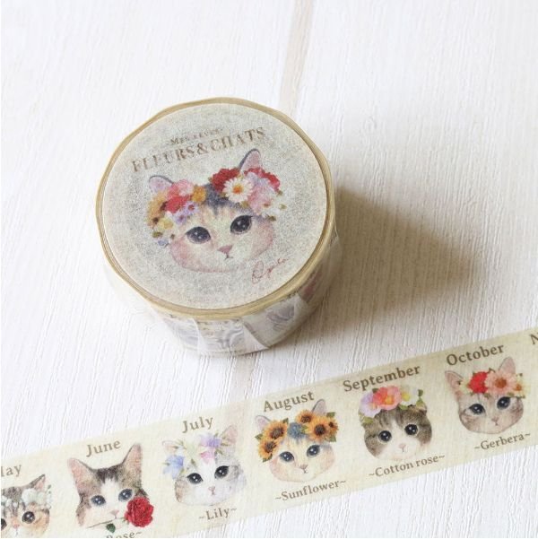 画像1: とことこサーカス　ねこ「fleurs&chats〜Book〜」