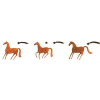 cozyca products　西 淑　「Horse」 （金箔入）
