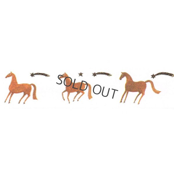 画像1: cozyca products　西 淑　「Horse」 （金箔入）