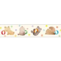 パピアプラッツ　なかうちわか　ボール遊びの小グマ