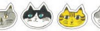 倉敷意匠　トラネコボンボン シールロール 18mm   (Cat)