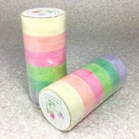 SAIEN マステちぎりえ作家 田村美紀監修 ちぎり絵マステ6色セット【ふわり】