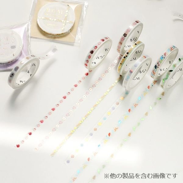 画像3: BGM Life 箔押し 5mm 花畑