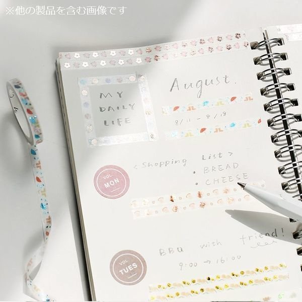 画像5: BGM Life 箔押し 5mm 花畑