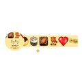ワールドクラフト キラキラマスキングテープ Chocolate