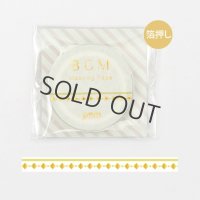 BGM Life 箔押し 5mm ひし形