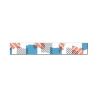KAMOI mt DECO つぎはぎ・ブルー×ピンク（無包装）【10%OFF】
