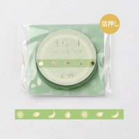 BGM Life 箔押し 5mm グリーン・フルーツ