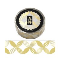 ワールドクラフト 友禅 ゴールド箔押し 七宝