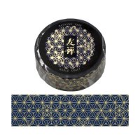ワールドクラフト 友禅 ゴールド箔押し 麻の葉