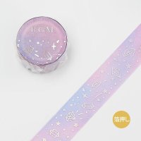 BGM Special 箔押し マカロン色銀河 薄色ジュエリー