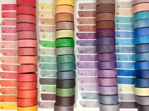 画像7: このはな 和紙水彩マスキングテープ 37