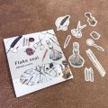 パピアプラッツ LINCHIANING フレークシール Antique stationery