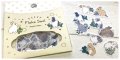 パピアプラッツ 森山標子（もりやましなこ） フレークシール うさぎと野の花