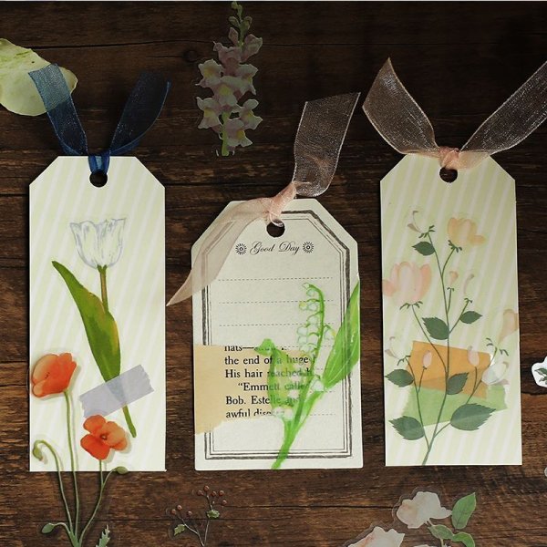 画像4: BGM クリアシール 朝の庭・ホワイト