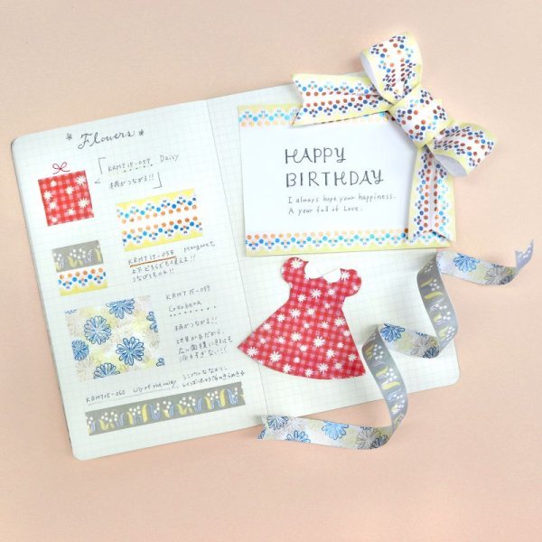 画像3: ワールドクラフト キラキラマスキングテープ Lily of the valley