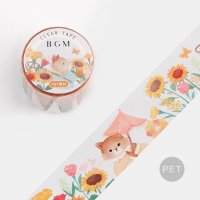 BGM Clear tape Life ヒマワリネコ