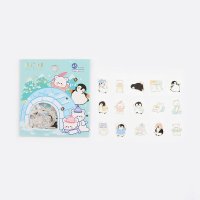 BGM フレークシール 2021冬数量限定 ペンギンとシロクマ