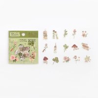 BGM フレークシール ヴィンテージ・植物図鑑