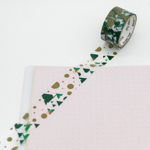 画像6: ROUND TOP CLEAR Masking Tape / triangle tree【30%OFF】