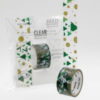 ROUND TOP CLEAR Masking Tape / triangle tree【30%OFF】