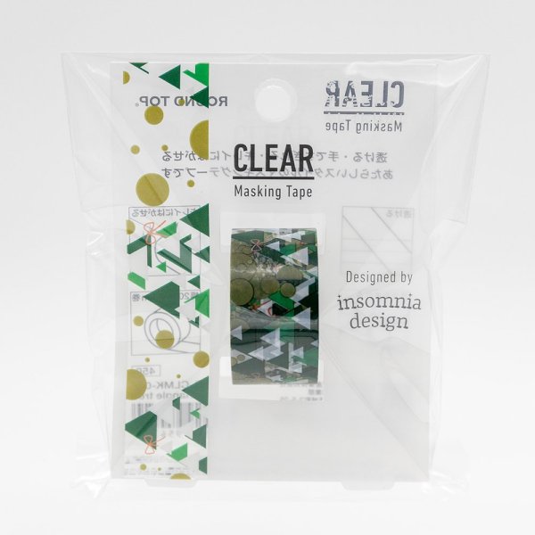 画像3: ROUND TOP CLEAR Masking Tape / triangle tree【30%OFF】