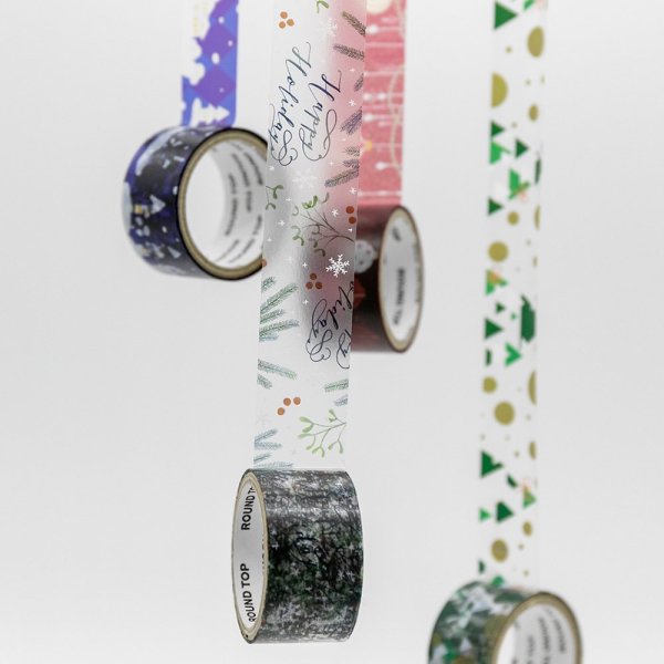 画像6: ROUND TOP CLEAR Masking Tape / winter night【30%OFF】