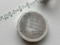 大枝活版室 Bloom line / Pale green
