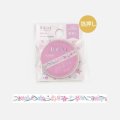 BGM Life 箔押し 5mm シルバー・花の枝