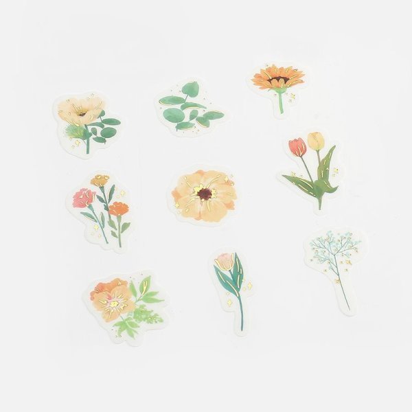 画像4: BGM フレークシール イエローガーデン