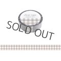 MIND WAVE クリアテープ gingham check