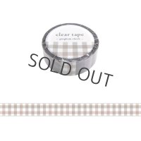 MIND WAVE クリアテープ gingham check