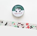 cozyca products 高旗将雄 透明マスキングテープ 招きねこ