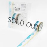 ROUND TOP CLEAR Masking Tape / 花畑【30%OFF】