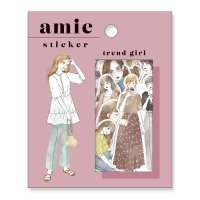 MIND WAVE アミ ステッカー trend girl