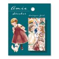 MIND WAVE アミ ステッカー antique girl