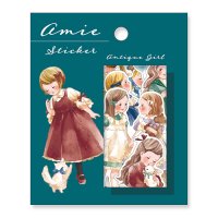 MIND WAVE アミ ステッカー antique girl