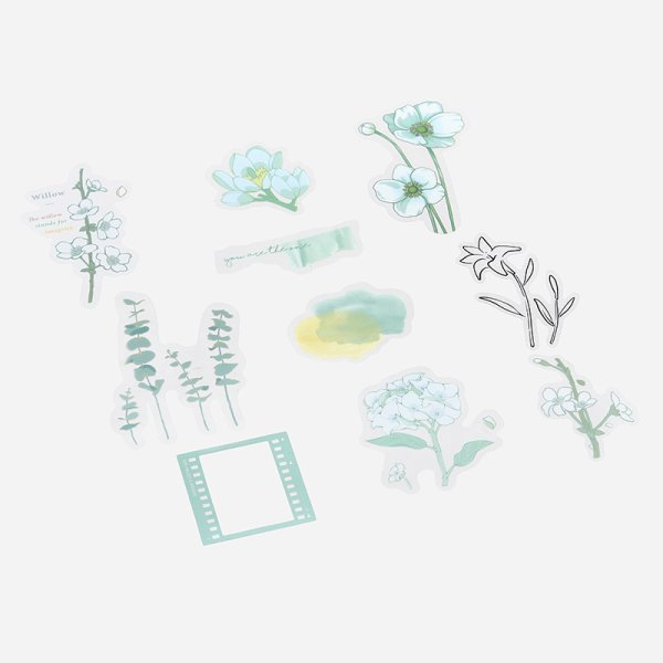 画像4: BGM クリアシール フラワーズブラッサム・ミント