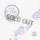 BGM Summer Limited 2022 クリアテープ 夏限定・紫陽花