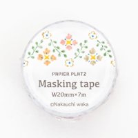 パピアプラッツ なかうちわか floral pattern