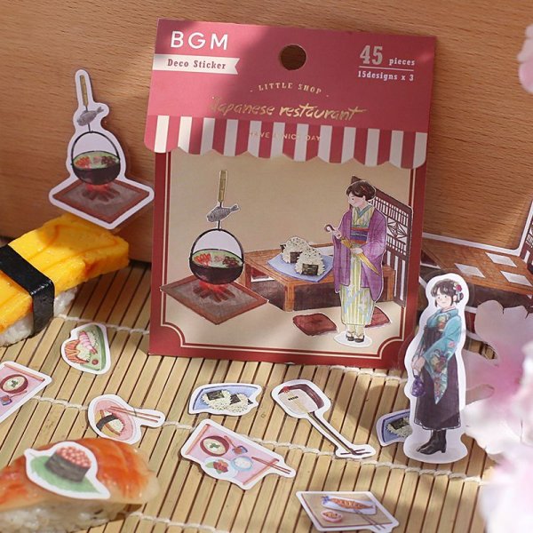 画像5: BGM リネンシール リトルショップ・和食屋