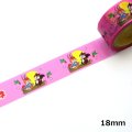 クッピーラムネ マスキングテープ 18mm ピンク