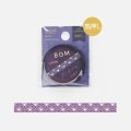 BGM Life 箔押し 5mm 文様・扇