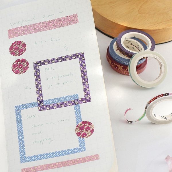 画像5: BGM Life 箔押し 5mm 文様・円