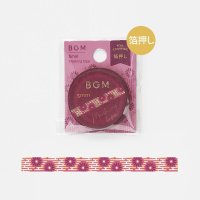 BGM Life 箔押し 5mm 文様・菊
