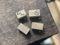 大枝活版室 Original rubber stamp【Mellow 013-016】