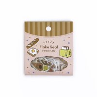 パピアプラッツ 福わけはんこ フレークシール Bakery