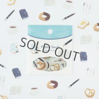 パピアプラッツ ASANEL フレークシール 目覚まし時計のいない朝・ごはんと手帳